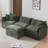Modular L-Shaped Sectional Sofa-1332630889