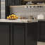 Îlot de cuisine en marbre de qualité supérieure avec armoires de rangement et design contemporain élégant-507836244