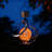 Solar-powered Openwork Ball Wind Chime Light