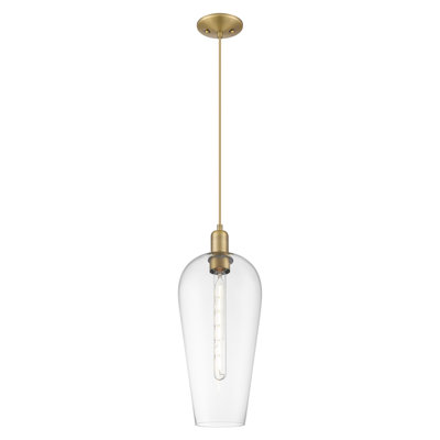 Downtown Urban - Chelsea - 1 Light 8" Cord Hung Mini Pendant