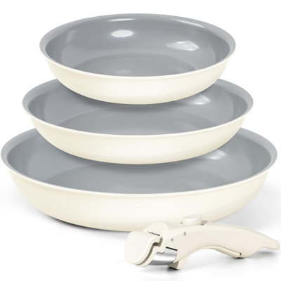 4 - Piece Non-Stick Aluminum Cookware Set