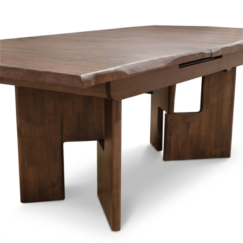 Rozella 7-Piece Solid Wood Extendable Dining Table Set With Arm Chairs, 5 pièces: table, 4 chaises