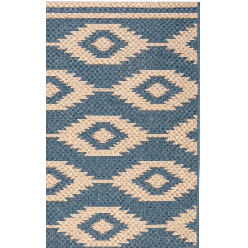 Tapis intérieur / extérieur Devito Southwestern, Tapis de couloir 2 pi 2 po x 12 pi