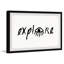 «Explore III» par Marmont Hill - impression encadrée-137346717
