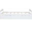 White Twin Size Platform Bed With Pull-out Trundle - Bedroom In Piece
