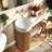 Modern Vanities(Must include both Vanity Cabinet  and Sink) Wood Compact