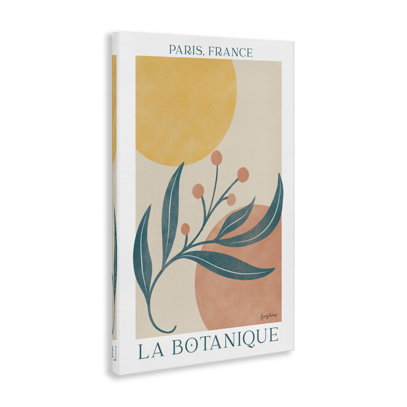 «French Botanical», affiche encadrée par Becky Thorns, H 36 po x l 24 po