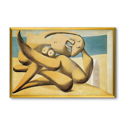 Chiffres au bord de la mer (Le Baiser), 1931 - Pablo Picasso - Toile encadrée sur mesure