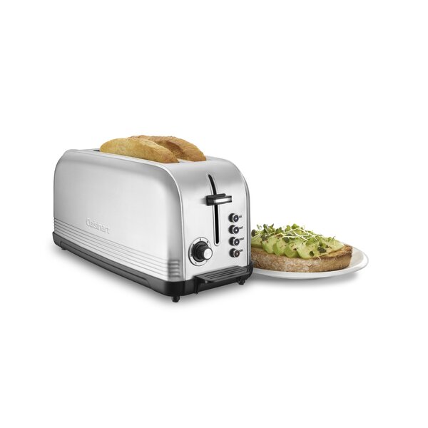 Cuisinart 2 Slice Brushed Stainless Steel Toaster for Bagels to Thin Bread  for sale online