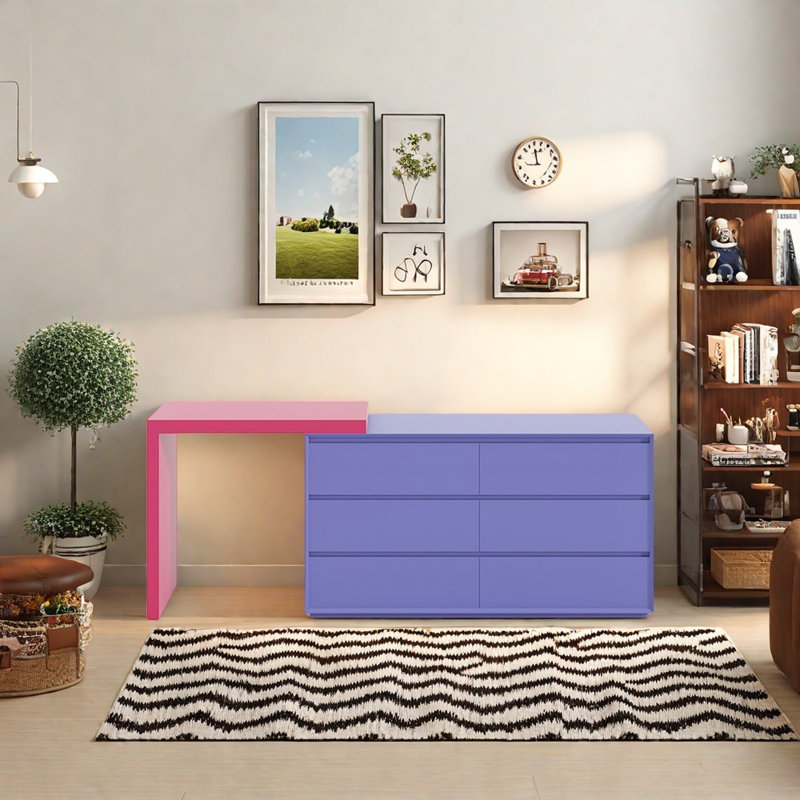 Latisha, Blue/Rose Red