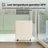 Hisense 50 Pint Lift-Up Dehumidifier in White