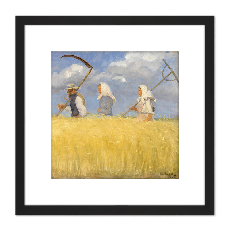 Anna Ancher Harvesters - Single Picture Frame Painting