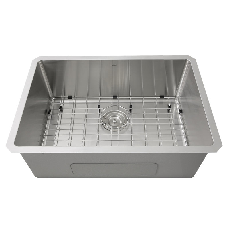 Pro Series 28'' L Single Bowl Stainless Steel Kitchen Sink
