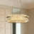 1-Light Dimmable Led Drum Crystal Tiered Chandelier