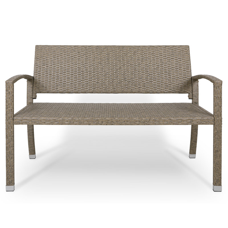 Chantell Wicker Outdoor Bench