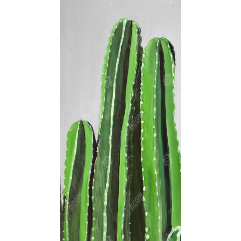 Cactus candles - 15.75"x31.50" Desk mat