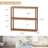 Czarina Square Bamboo Floating Shelf with Towel Bar