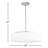 Jessalyn Dimmable LED Drum Chandelier