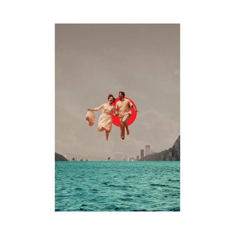 Don't Look Back by Frank Moth - Print on Canvas, 45.72cm H x 30.48cm W x 1.91cm D, Wrapped Canvas