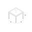 Urbana Outdoor Square Dining Table-1952377014-1908089757