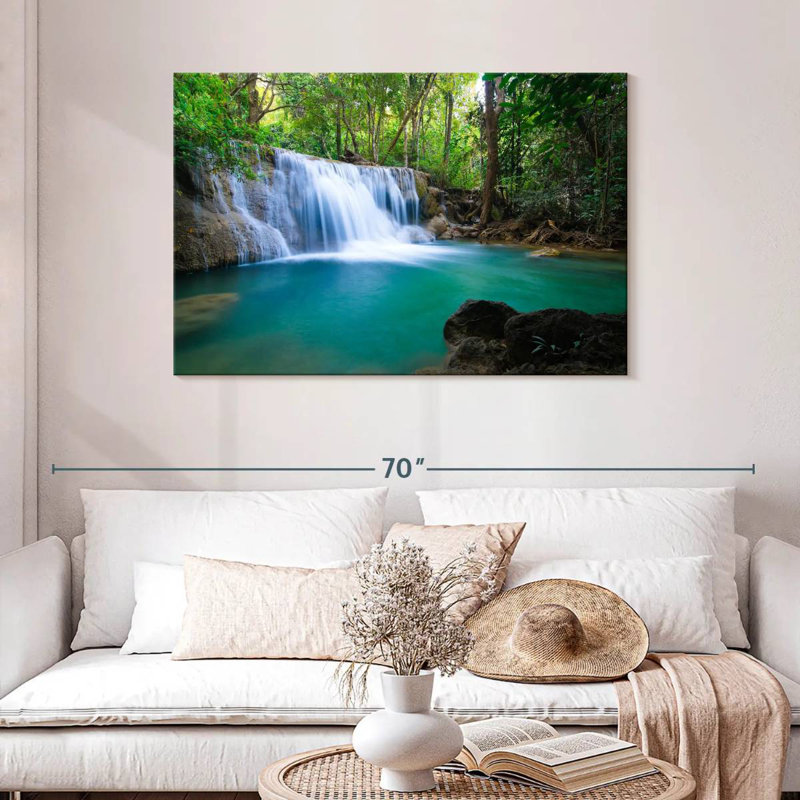 Kerrick Deep Forest Waterfall, 30" H x 45" W