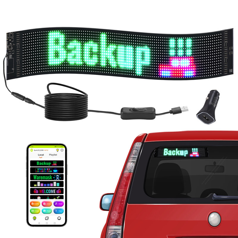 Enseigne lumineuse à DEL 4,7 po Kaim