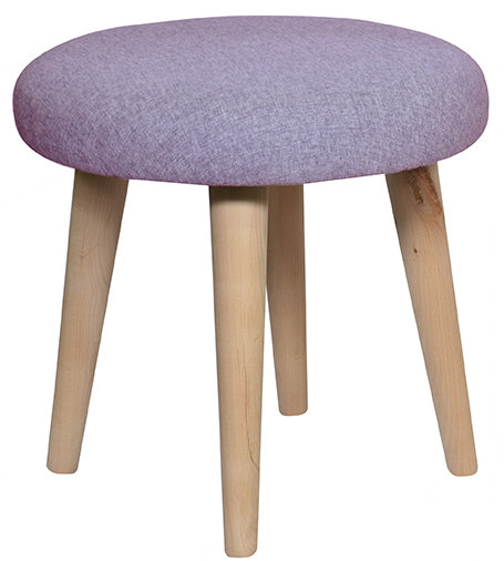 Shetland Vanity Stool, Violet