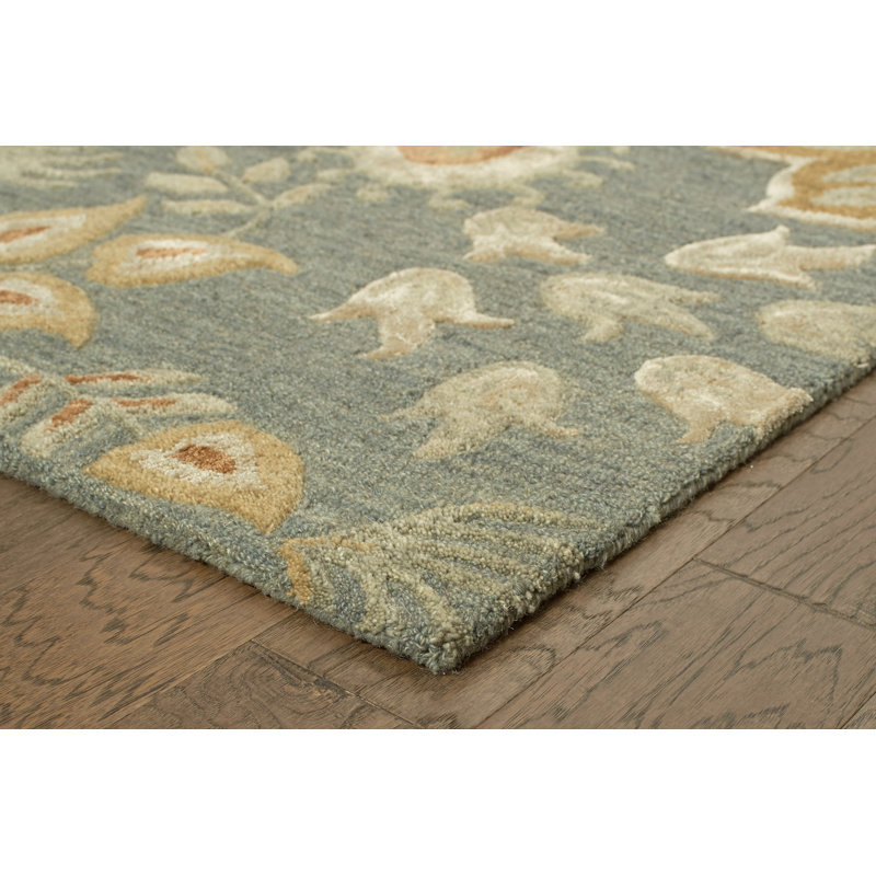 Semone Hand Tufted Paisley Indoor Rug