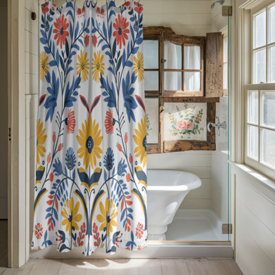 Rideau de douche Vernal Folk - Premium