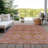 Machine Washable Indoor/Outdoor Xhevrie Blush Rug-982691530