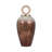Glam Glass and Resin Jar with Decorative Ring Lid and Modern Silhouette-93456900