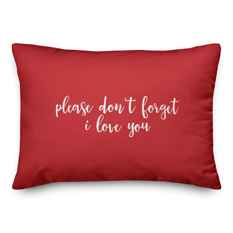Throw Pillow, Red
