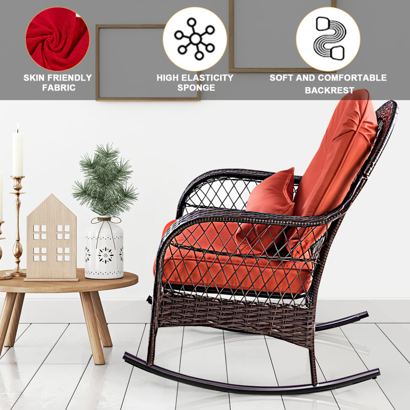 Ammanda Metal Rocking Chair
