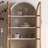 Display Cabinet With Glass Doors And Concealed Storage Compartments-117169840