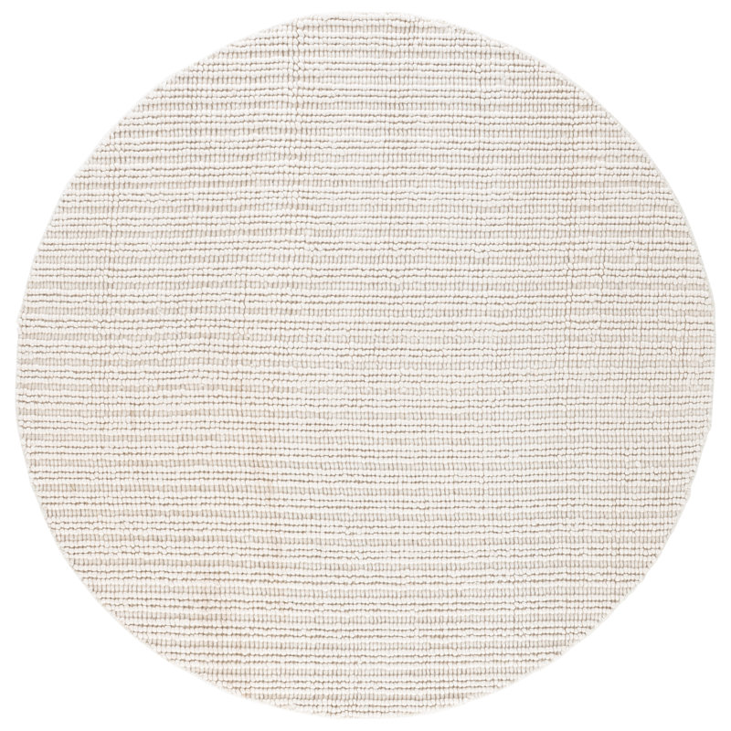 Natural Fiber Couture 112 Hand Woven Performance Solid Color Rug, Round 6'
