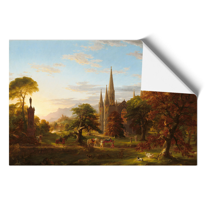 The Return by Thomas Cole - No Frame Painting, 30cm H x 42cm W x 0.1cm D