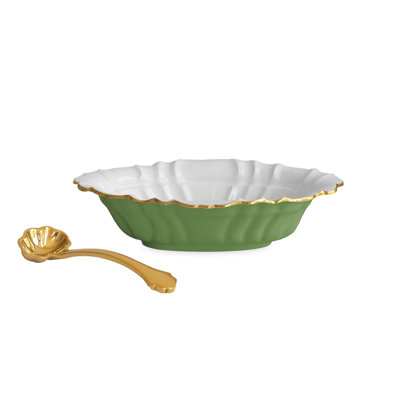 Encanto Enameled Aluminum Alloy Serving Bowl