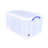 Brayden Studio® 84L Storage Container w/Snap Lid & Clip Lock Handle, Clear