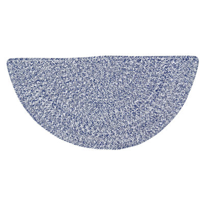Tapis bleu tressé réversible Haynesville Farmhouse