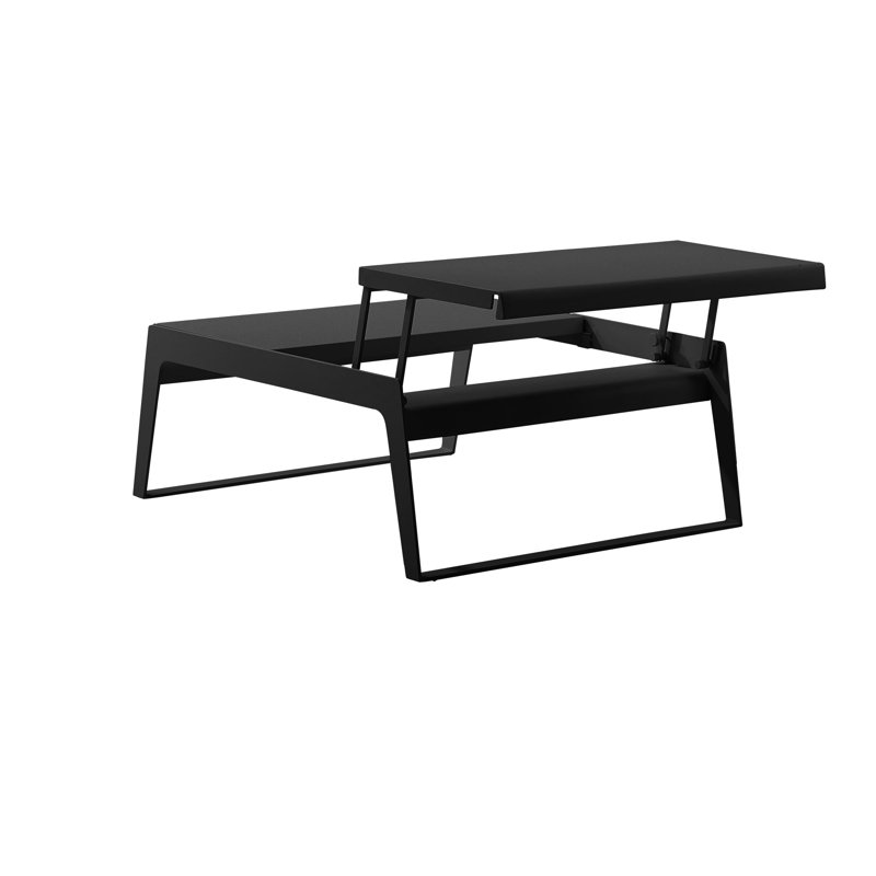 Chill-Out Rectangular Metal Outdoor Coffee Table , 41'' in. W 35.5'' in. D