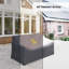 Housse pour causeuse d'extérieur de 56,25 po de large Vivant