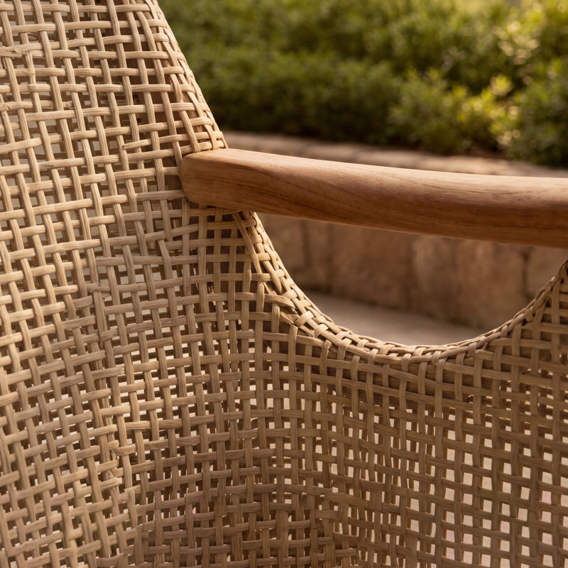 Chaises de salle à manger de patio pivotantes avec coussins Sydney
