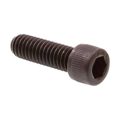 Vis à tête cylindrique à six pans creux, embout hexagonal (hexagonal), 5/16 po - 18 x 1 po, noir (paquet de 10)
