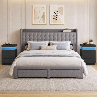 Chrisha Upholstered Bedroom Set