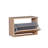 Scandinavian Shoe Cabinet, Sonoma, 23.6 x 16.5 x 11.8 Inches | 100% Melamine Coated Particle Board, Thickness: 0.6 Inches | Numerous Shelves, Wall-Mountable Design | Stylish Storage Solution for Modern Homes-343610578