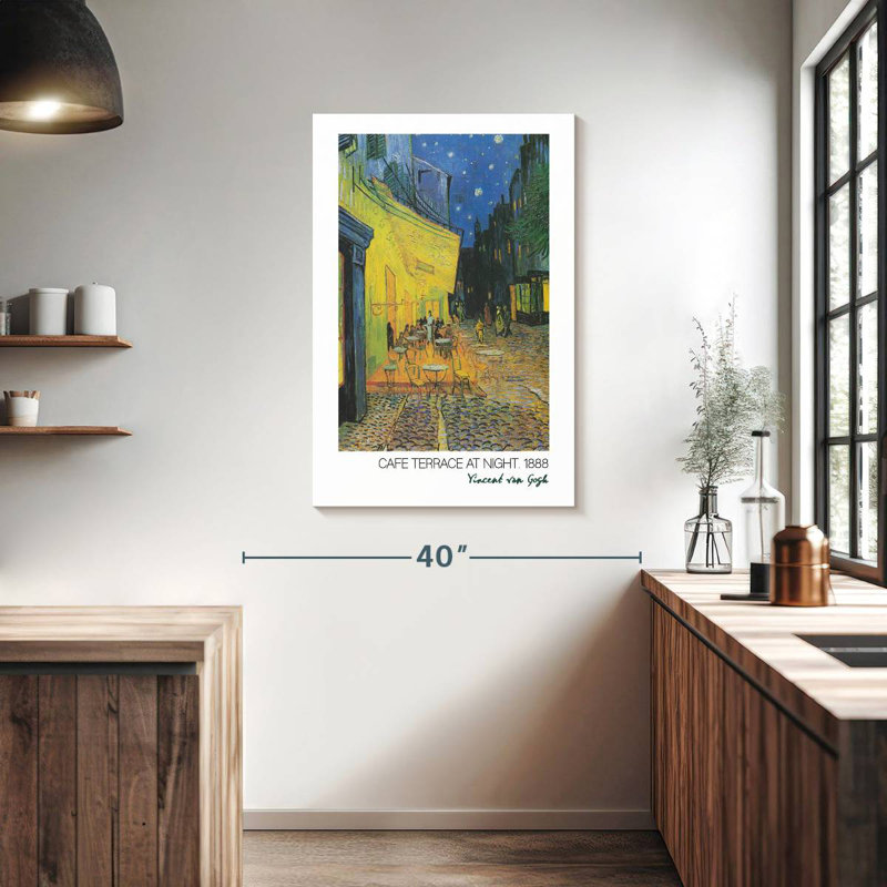 Affiche de l'exposition Cafe Terrace Van Gogh, H 39 po x l 26 po