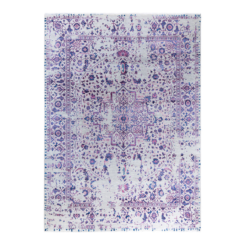 Overdyed One-of-a-Kind 9'1" x 12'1" Hand Knotted Area Rug