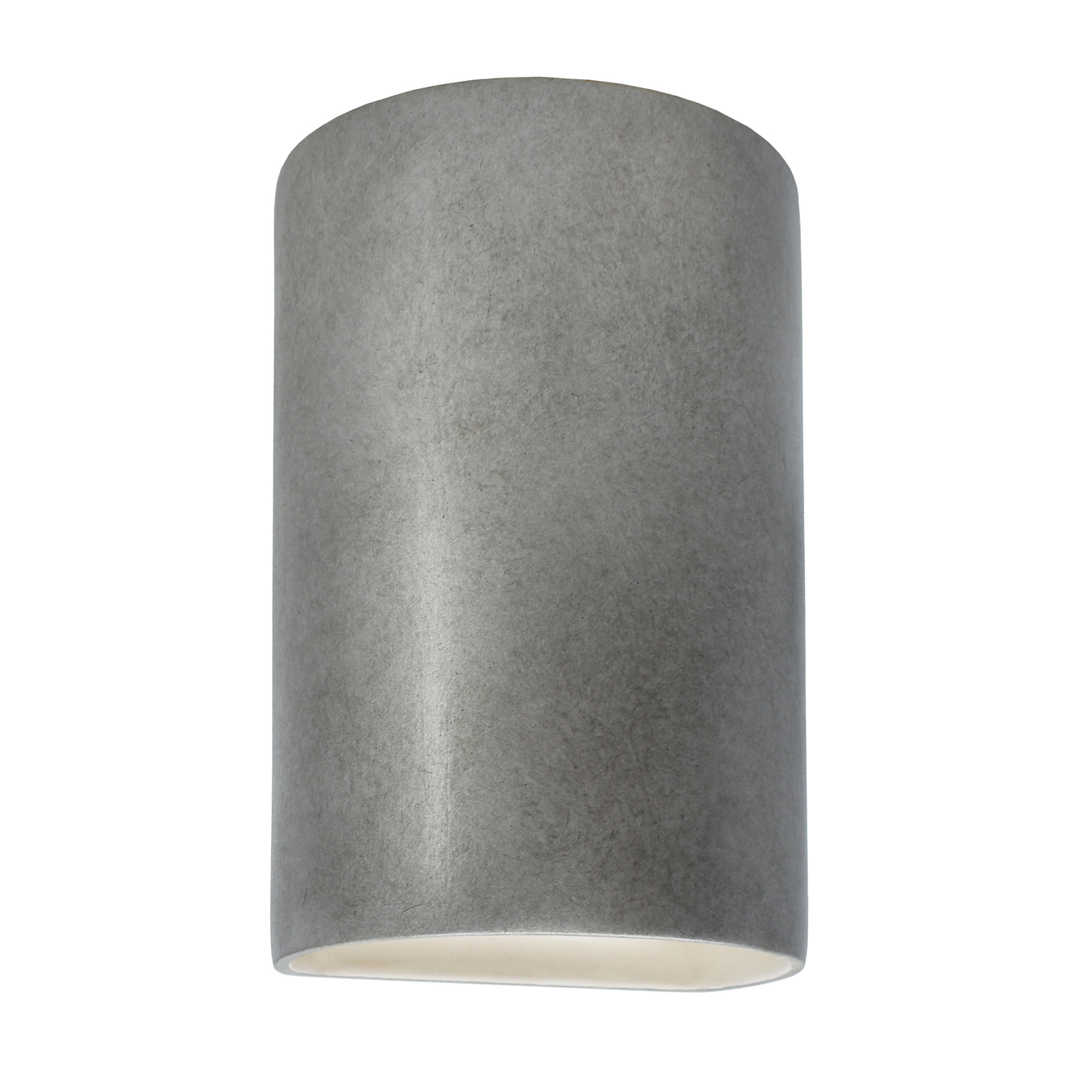 Pacursa Ceramic Dimmable Flush Mounted Sconce, Incandescent (Not included), Antique Patina, 9.5" H x 5.75" W x 4.5" D