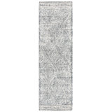Abstract Three Hundred Forty  Area Rug In Ivory / Charcoal