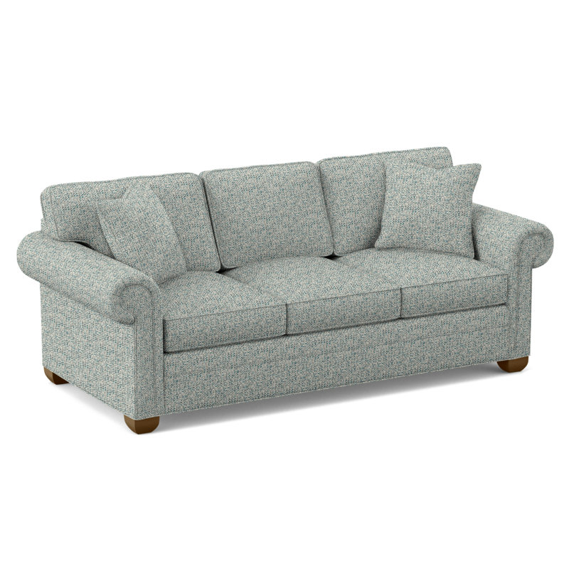Main Street Upholstered 85'' Sleeper Sofa, Tuck Water, Havana